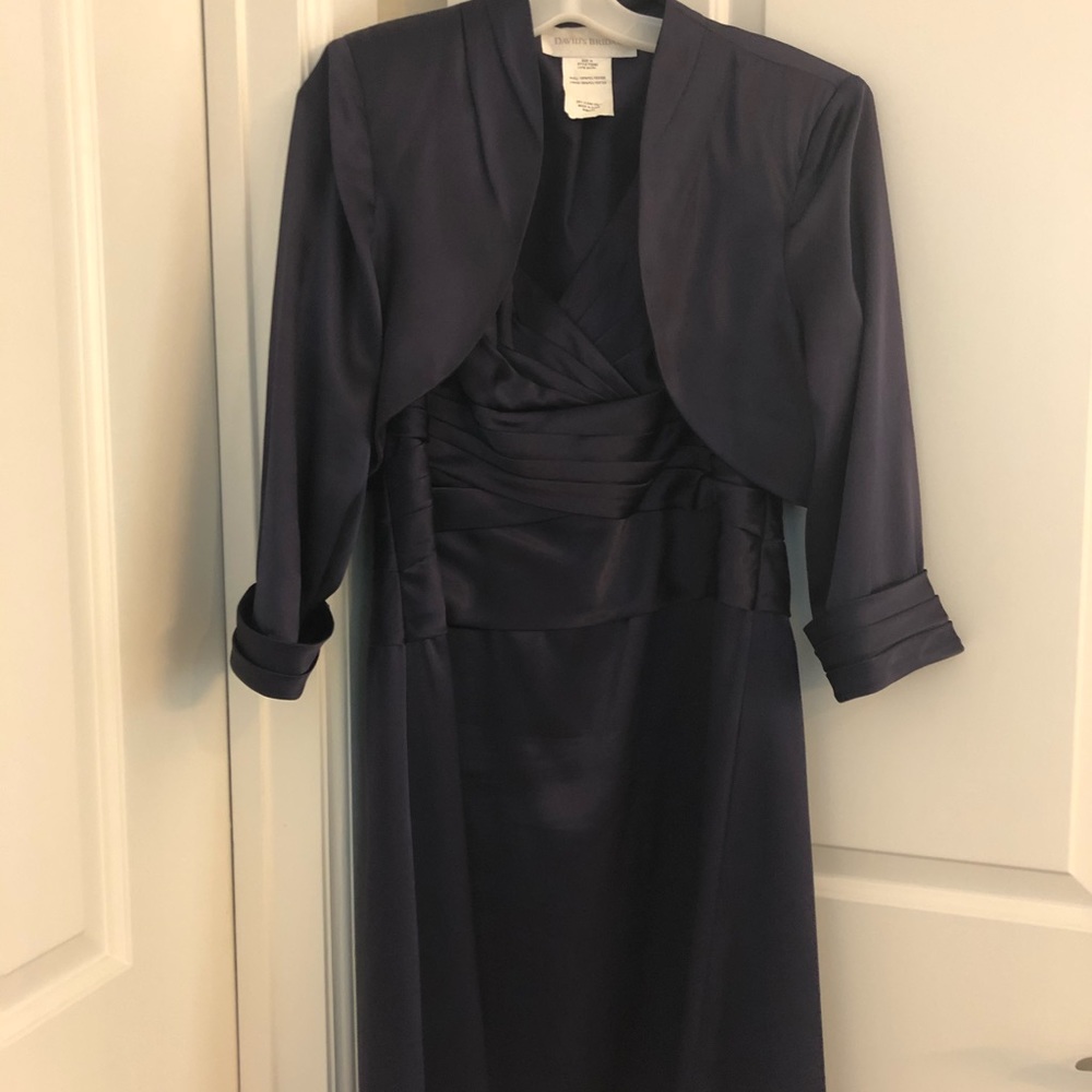 Eggplant David’s Bridal Evening Dress Worn once